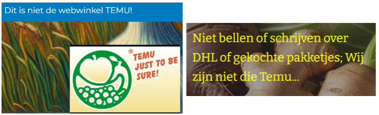 Wij zijn geen Temu