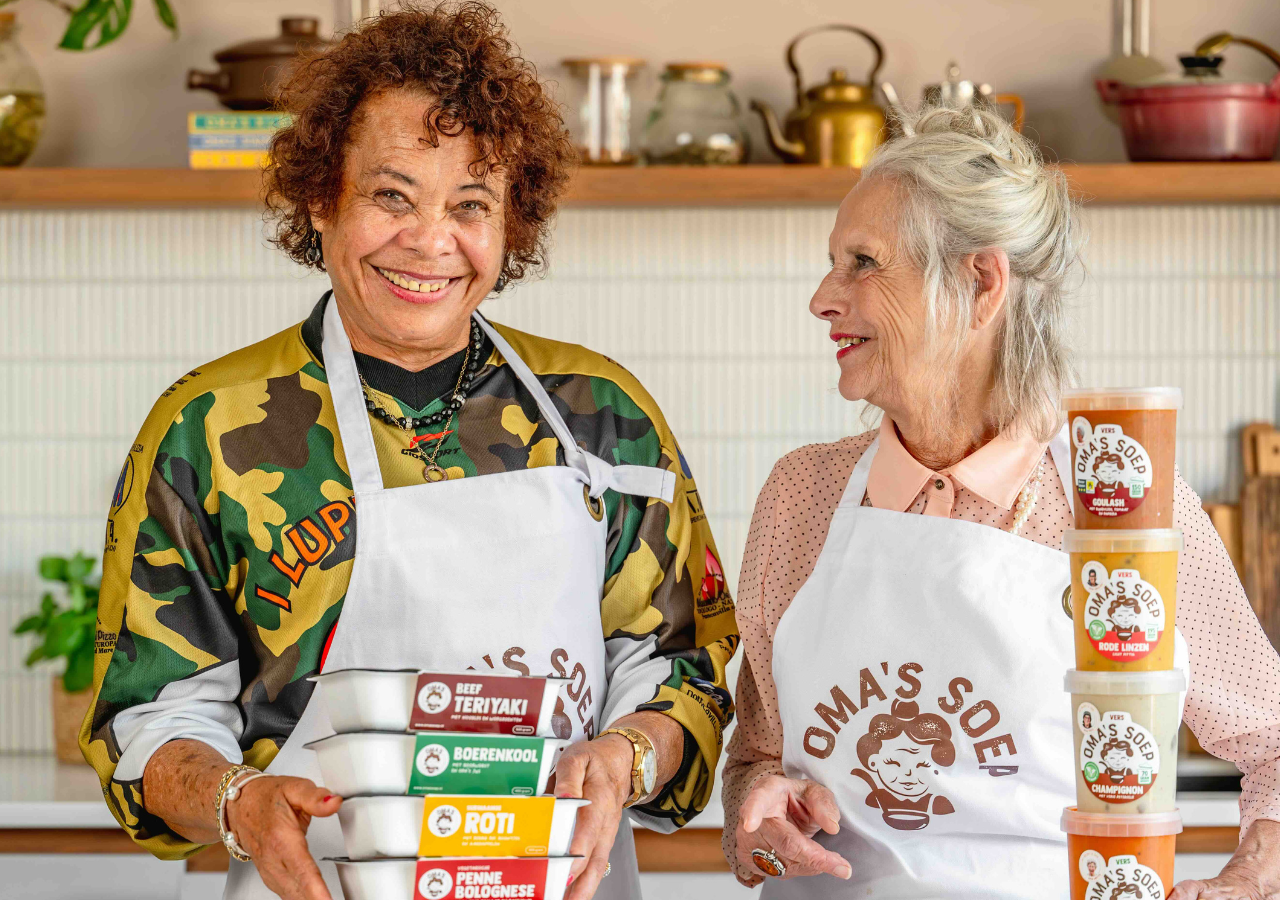 Oma’s Soep lanceert nieuw concept:
Oma’s Maaltijd aan Huis
