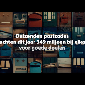 Nieuwe eindejaarscampagne Nationale Postcode Loterij bezingt de kracht van samen
