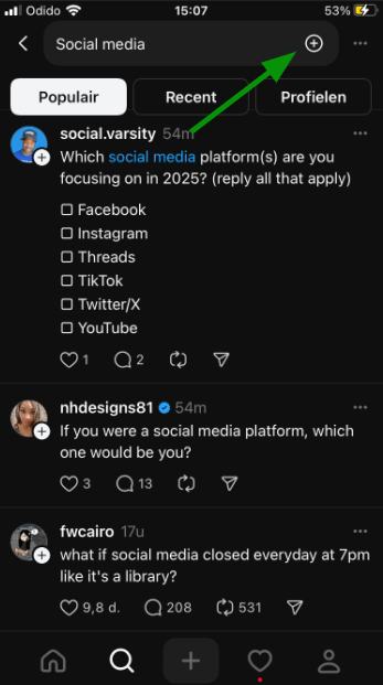 Custom feed op topic aanmaken