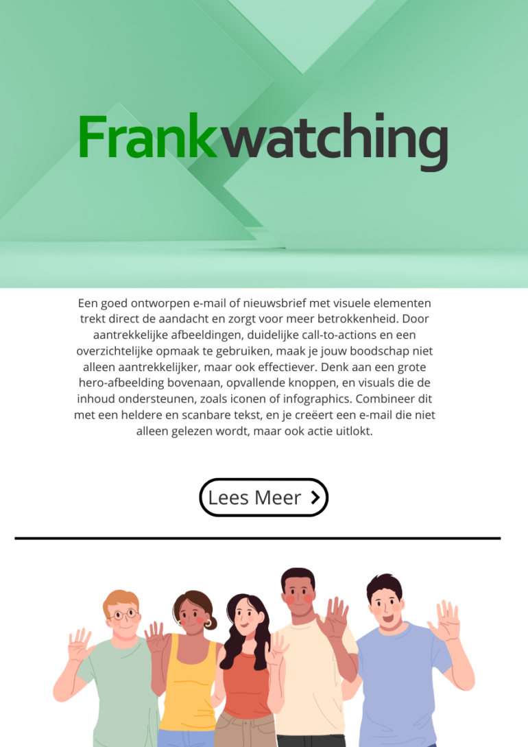 Visueel design en scannable inhoud voor e-mailmarketing