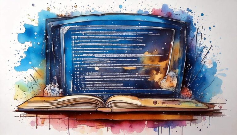Scherm met coderegels erop bron: Adobe Firefly