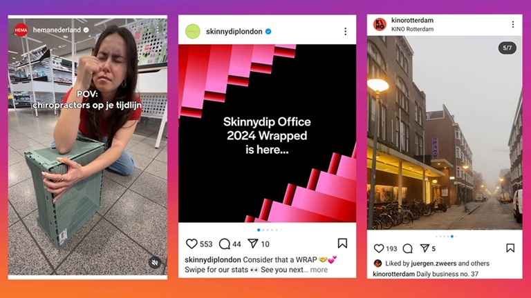 inspirerende Instagram-accounts van Hema, Skinnydiplondon, kinorotterdam