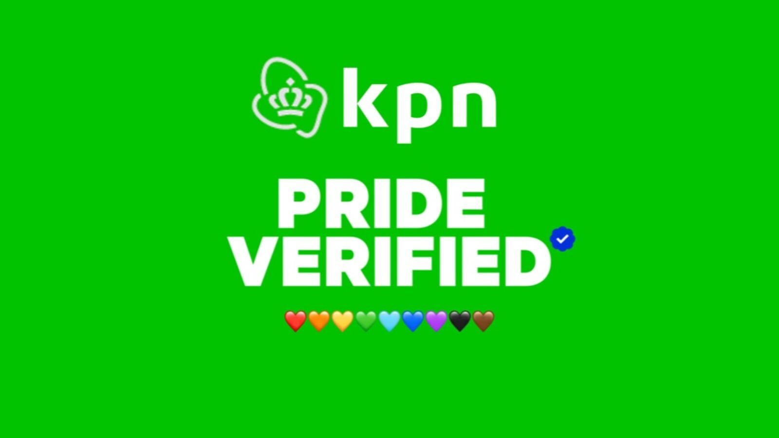 Diversiteit: KPN gaat voor online veiligheid en verifieert Pride