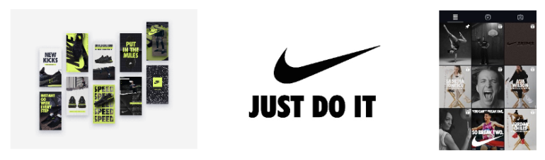 merk-uitingen van Nike: afbeeldingen, logo's, posters