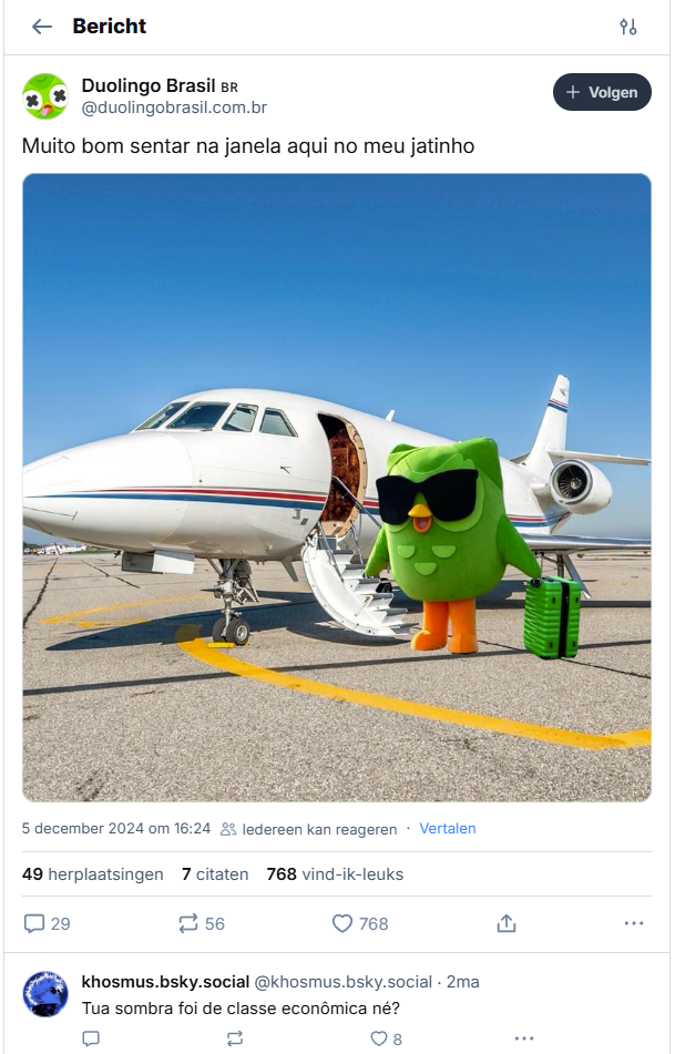 Duolingo op Bluesky