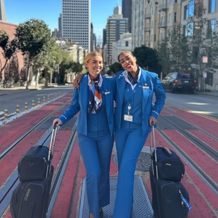 KLM stewardessen