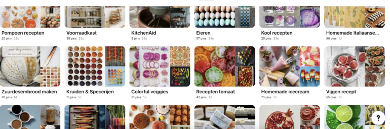 bord met pins voor zuurdesembrood maken