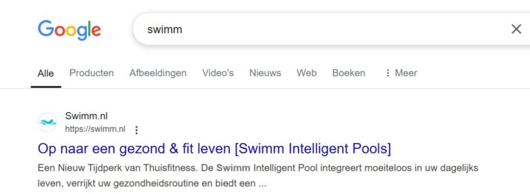 Swimm verbeteren van titel Brand SERP