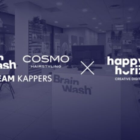 Moederbedrijf BrainWash en Cosmo Hairstyling kiest voor Happy Horizon als digital marketing partner