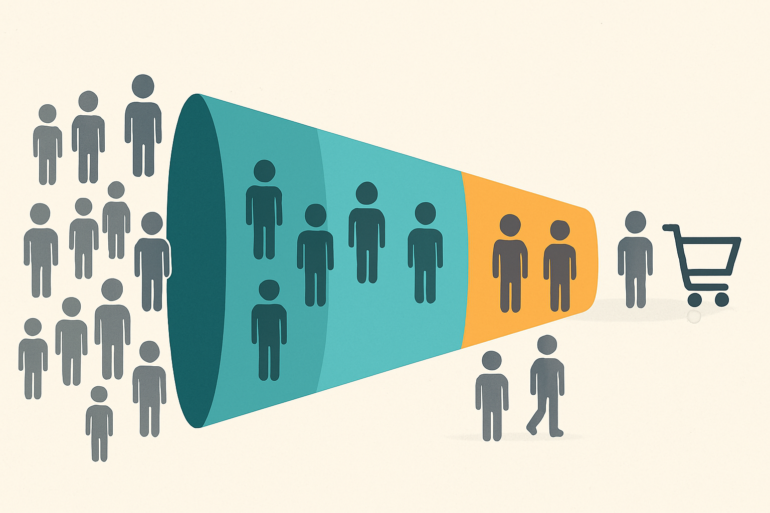 ecommerce webshop funnel