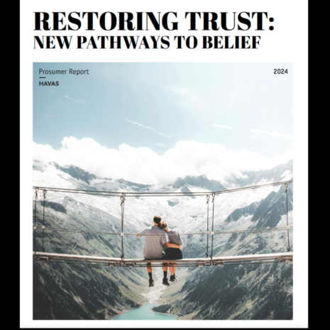 Havas Media rapport Restoring Trust over herstel merkvertrouwen