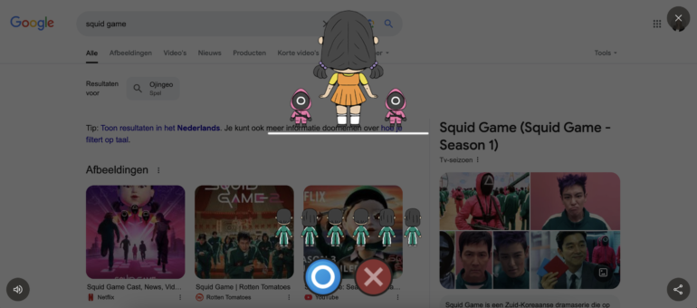 google easter egg squid game