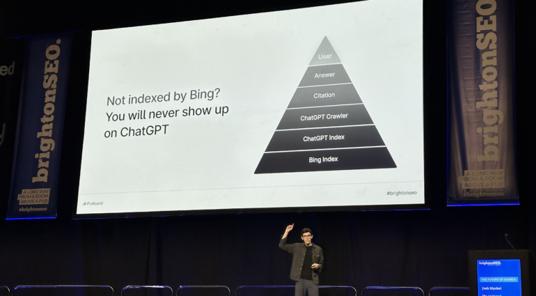 Presentatie BrightonSEO - Bing en ChatGPT