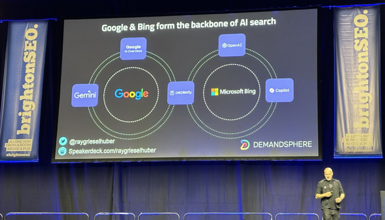 Presentatie BrightonSEO - Google en Bing