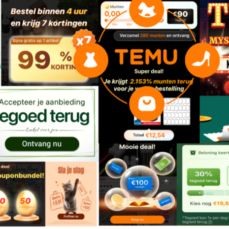 Temu: een chaos van opeengestapelde marketinginstrumentjes