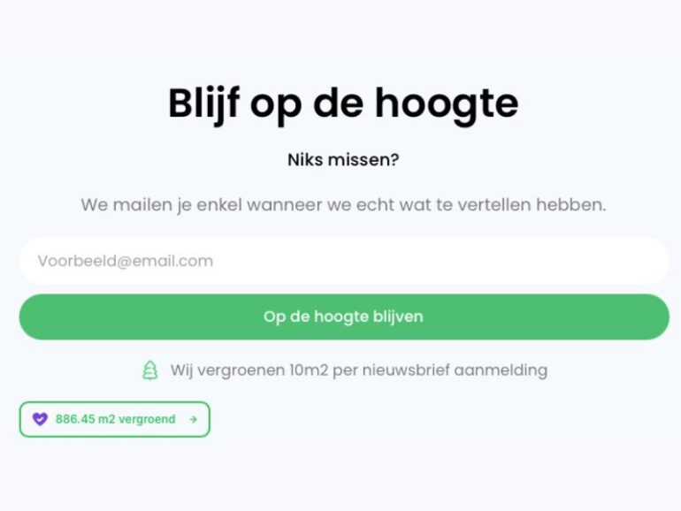 Nudging inzetten om de inschrijvingen van je nieuwsbrief te verhogen