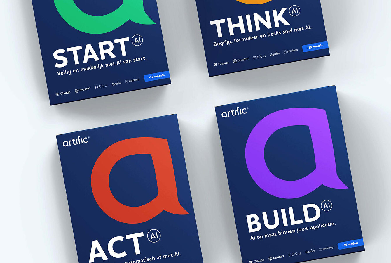 Persbericht: Artific introduceert nieuwe AI-productlijn START, THINK, ACT en BUILD