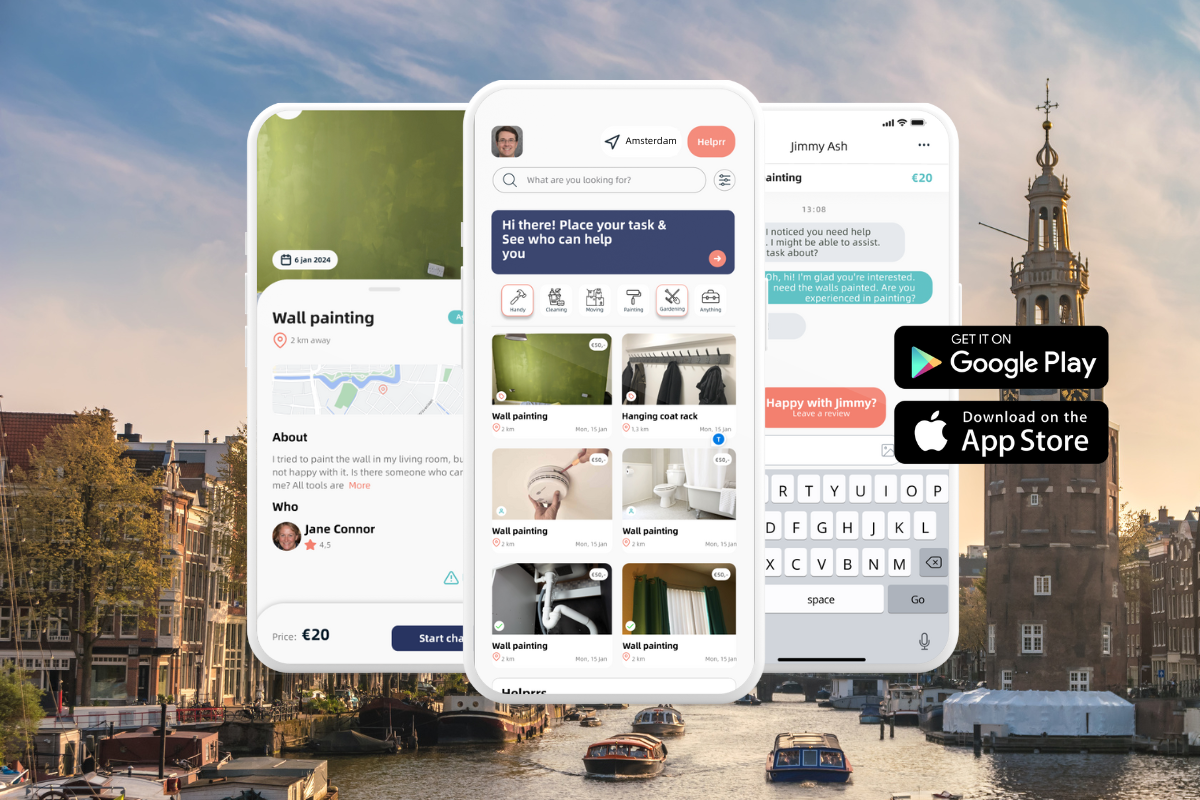 Helprr: de app die je helpt met alledaagse klussen in en rondom huis