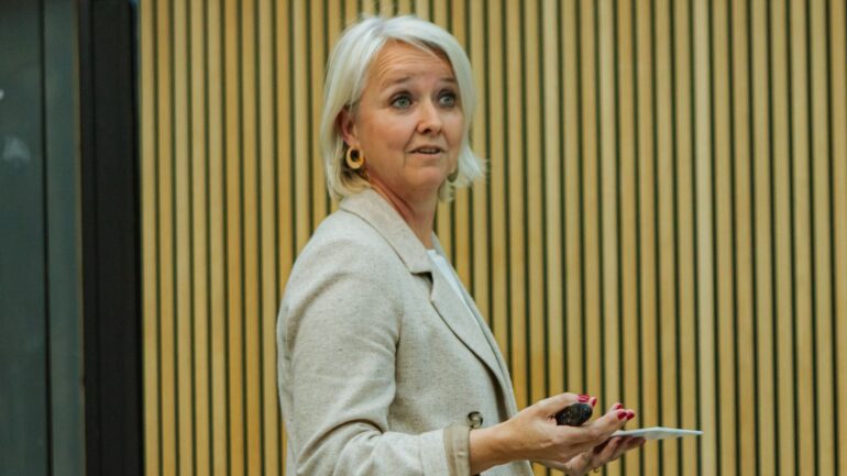 Foto van een spreker