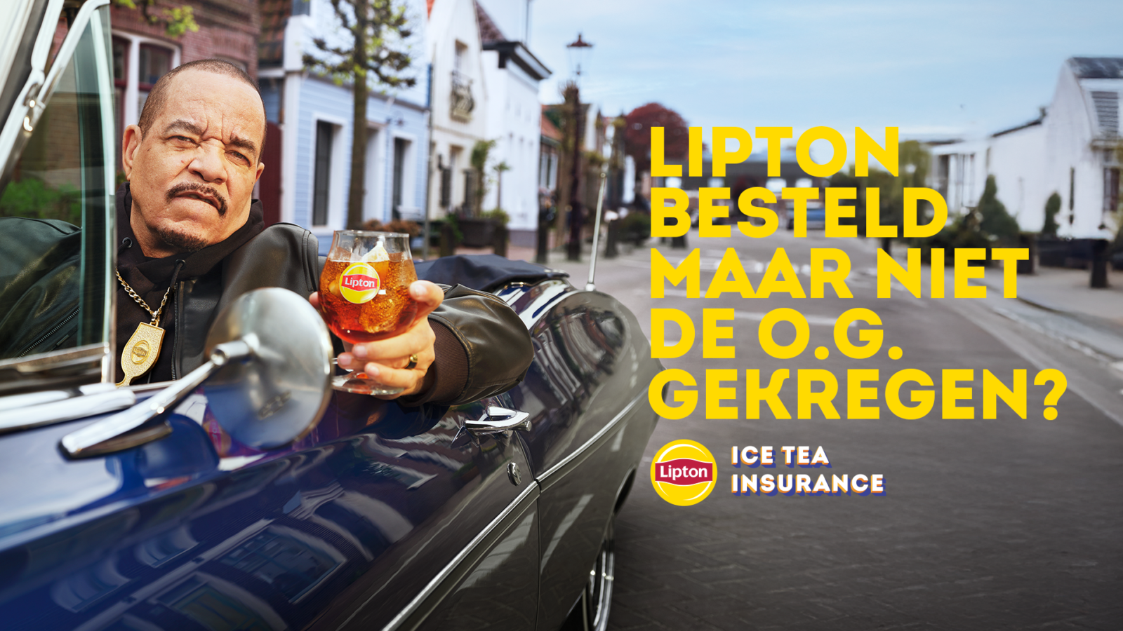Lipton Ice Tea lanceert ‘Ice Tea Insurance’ met rapper Ice-T