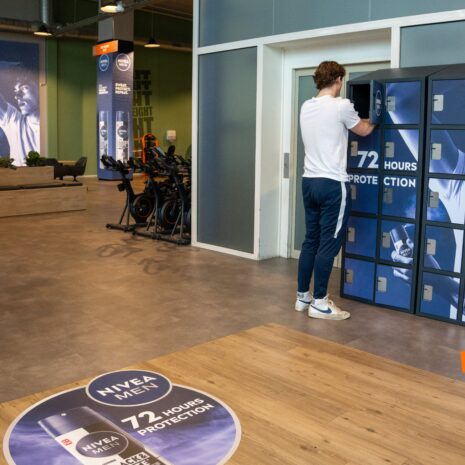BEIERSDORF KIEST VOOR BASIC-FIT RETAIL MEDIA VOOR CAMPAGNE NIVEA MEN BLACK & WHITE
