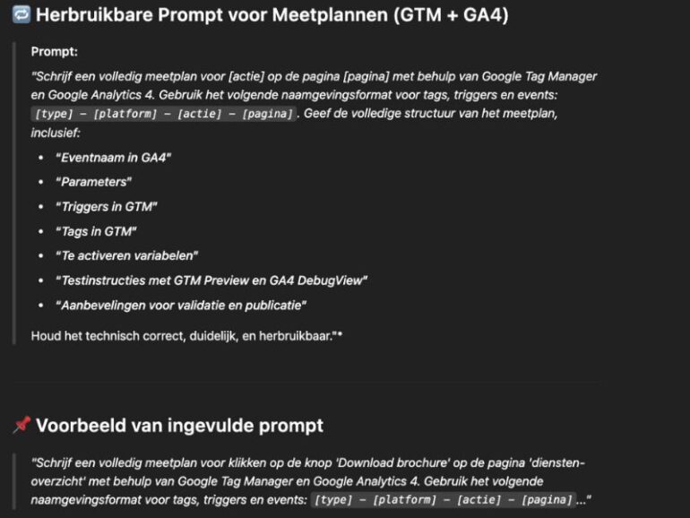 Herbruikbare plannen stappenplan. Schermafbeelding. 