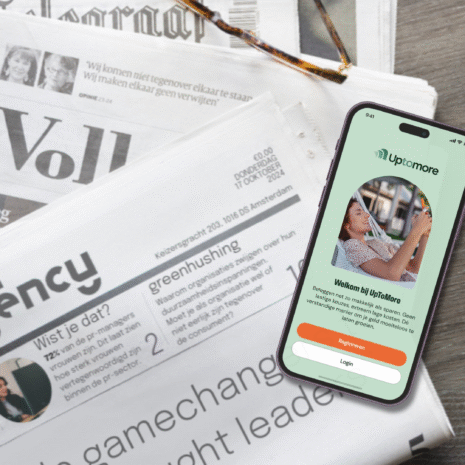 UpToMore kiest voor nxt agency: Nieuwe beleggingsapp wil naamsbekendheid verhogen