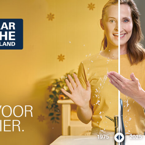 GROHE viert 50 jaar groei en innovatie in Nederland met jubileumcampagne