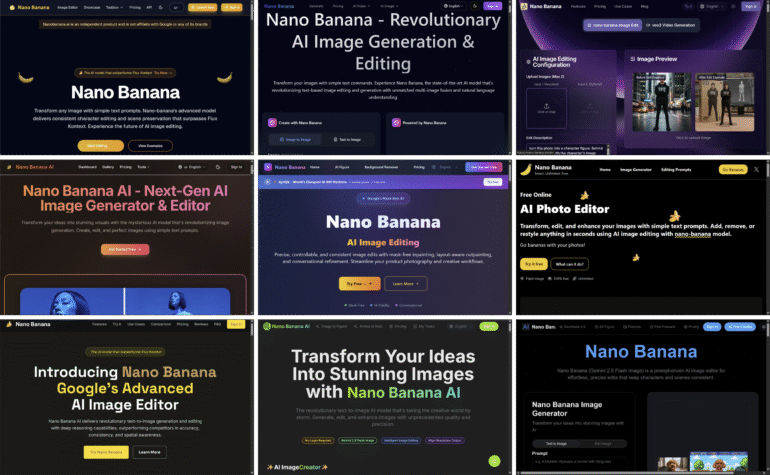 Nano Banana copycats