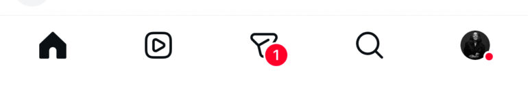 Nieuwe indeling Instagram.