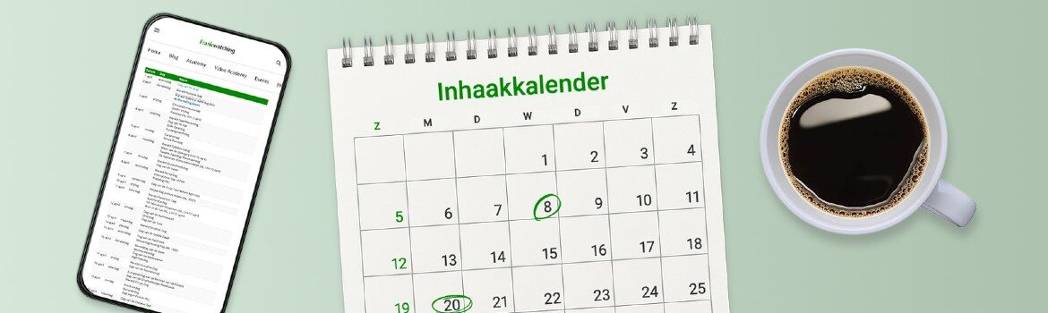 Inhaakkalender 2026: thema- & feestdagen voor je contentplanning