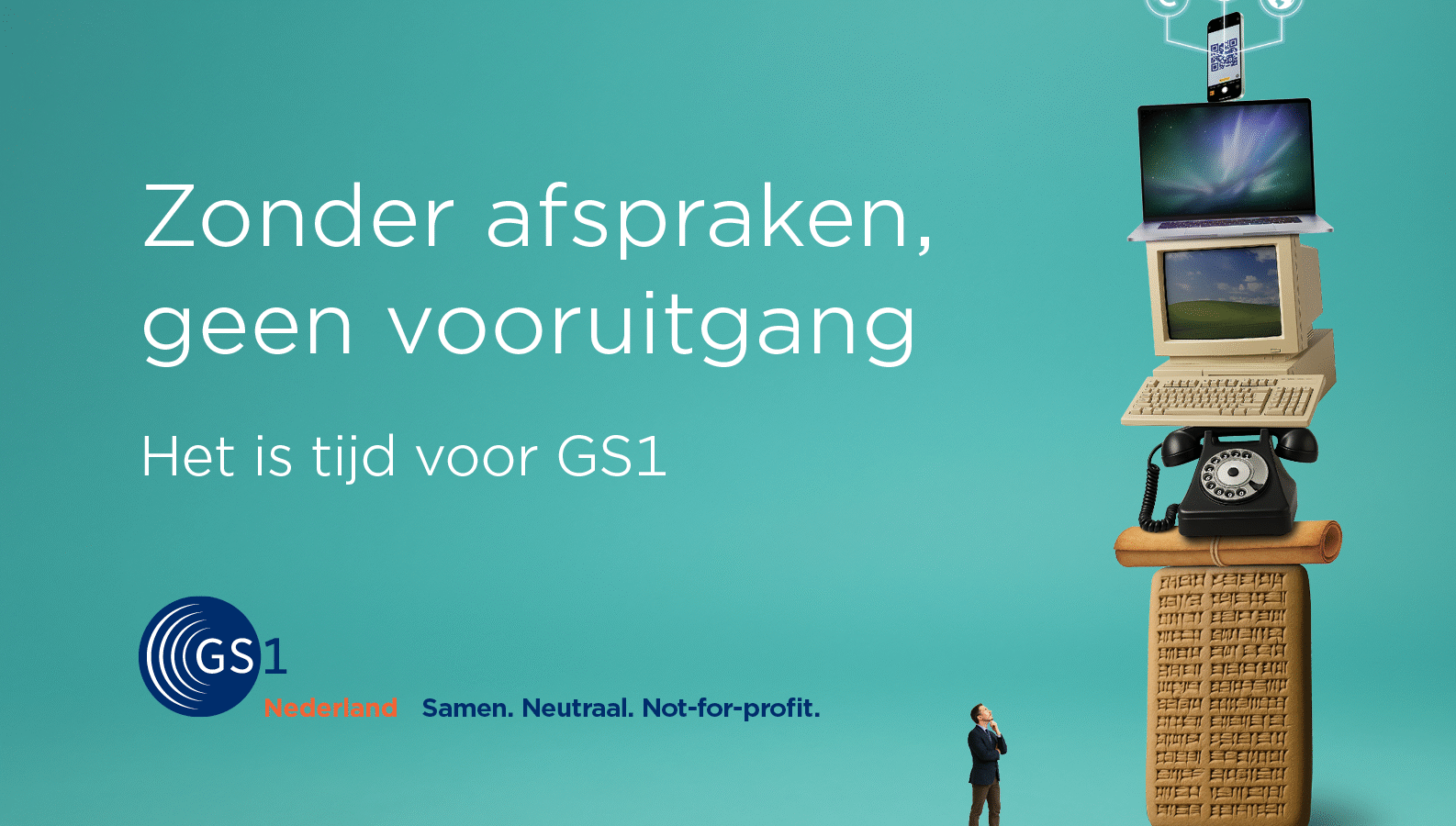 GS1 laat in nieuwe campagne zien hoe het eenduidig delen van productdata de wereld vooruithelpt