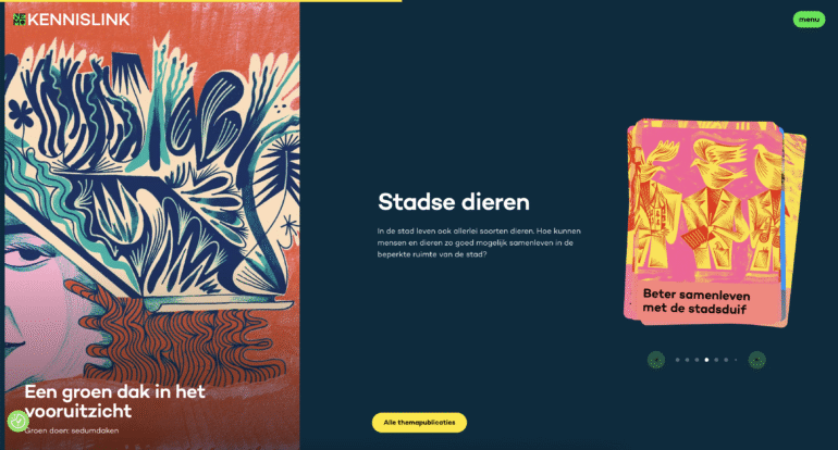 Nemokennis laat extra informatie zien wanneer de gebruiker ergens op klikt