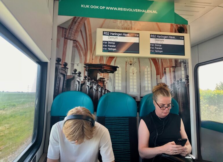 Treincoupe als verhalenruimte