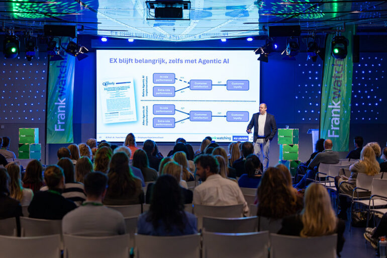 Yves Van Vaerenbergh tijdens Employee Experience Event 2025 - foto Daan Jeurens