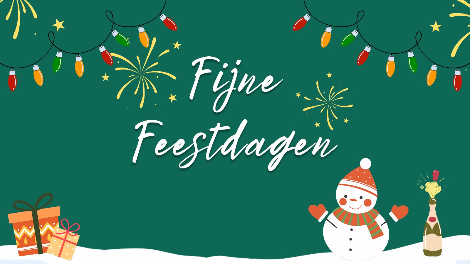 Fijne feestdagen & een digitale toast op onze community Fijne feestdagen & een digitale toast op onze community