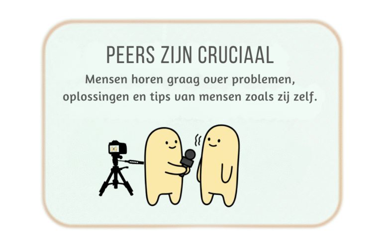 Peers zijn cruciaal