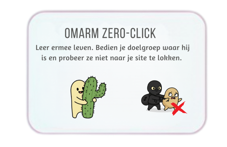Omarm zero-click, het gaat niet meer weg