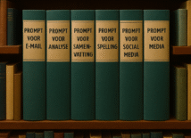 Handig! Een bibliotheek met prompts in plaats van boeken