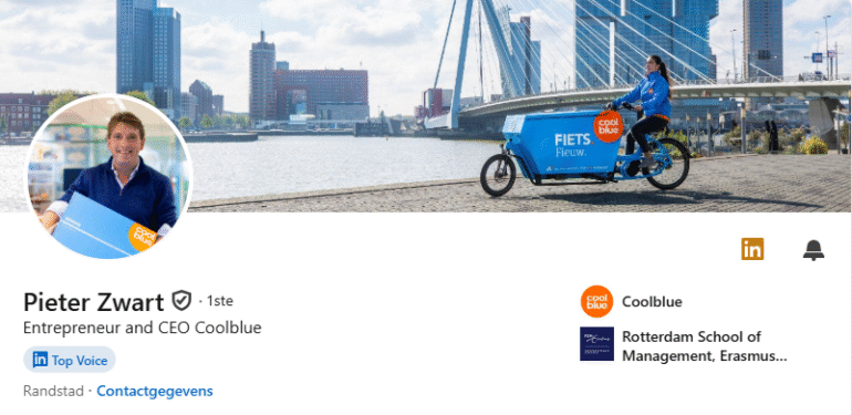 Pieter Zwart is Top Voice op LinkedIn