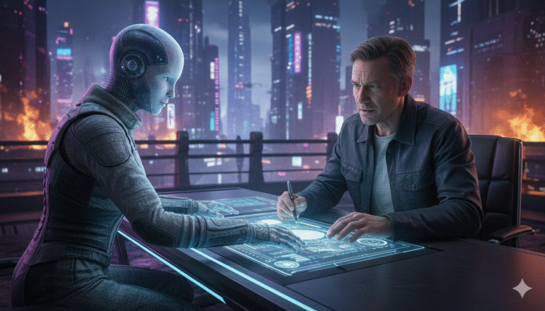 In een door AI Agents gedomineerde situatie, zijn de rollen omgedraaid. Mensen voeren opdrachten van agents uit.