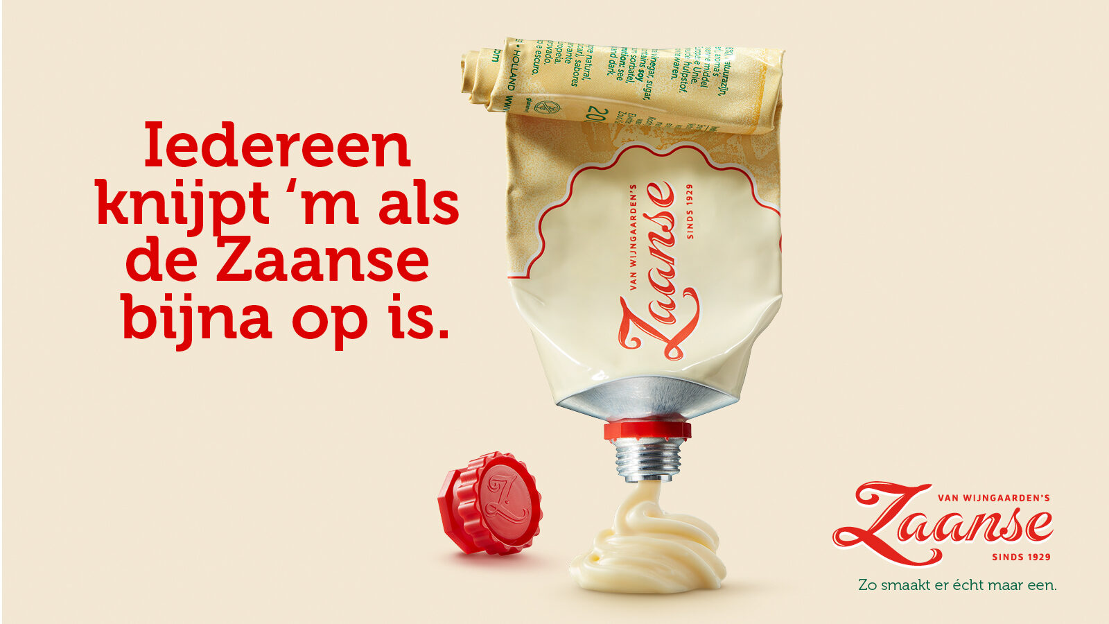 Zaanse Mayonaise lanceert nieuwe campagne en pay-off: Zo smaakt er écht maar een