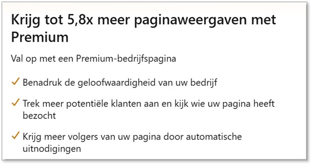 LinkedIn bedrijfspagina