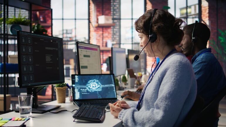 Customer service met AI.