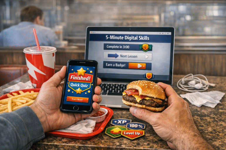 Digitale fitheid ontwikkel je niet door in sneltempo te leren