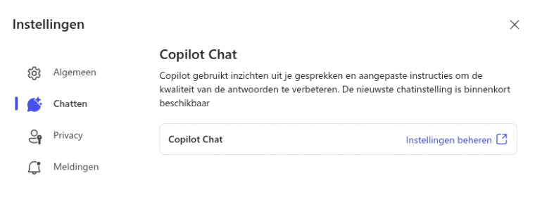Copilot persoonlijke instructies