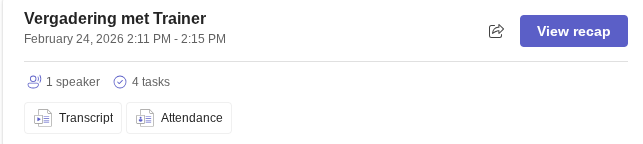 Online vergadering via Teams
