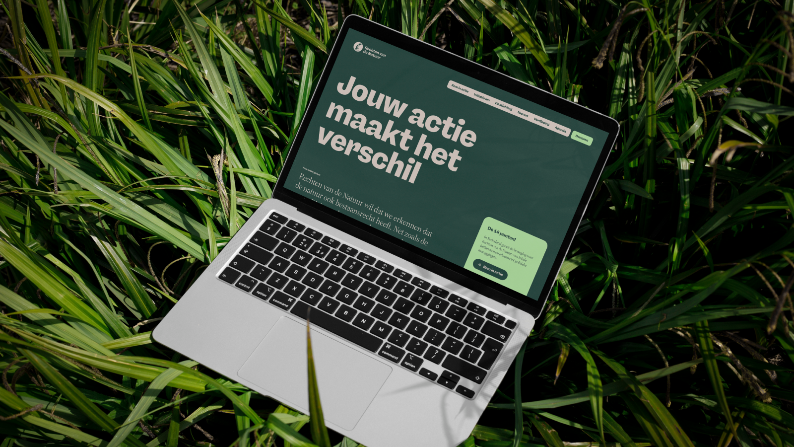 Stichting Rechten van de Natuur lanceert nieuwe website en visuele identiteit, door Alpha Tango