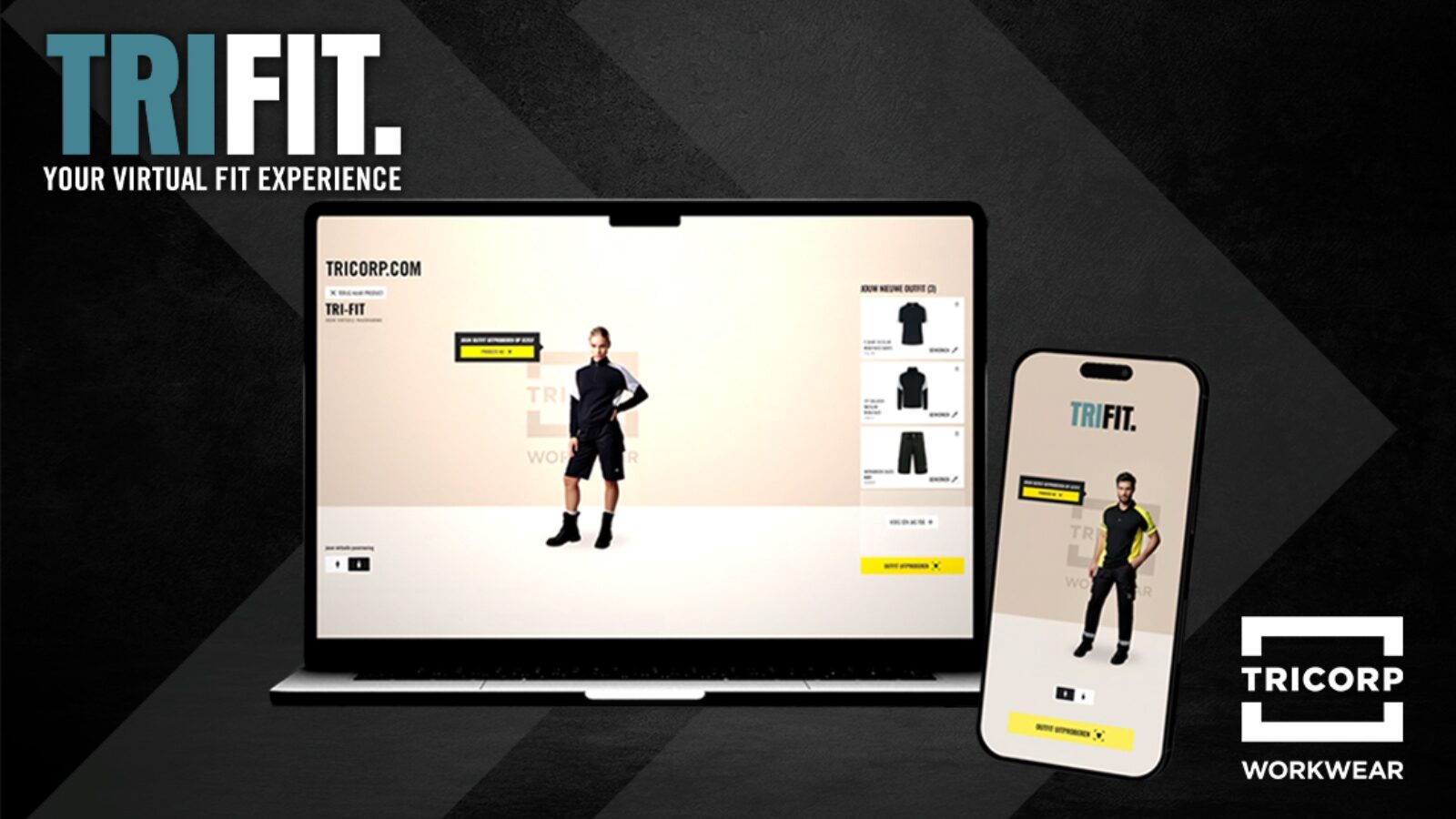 Tricorp doorbreekt traditionele verkoop van werkkleding met AI Fitting Room ‘TRIFIT’
